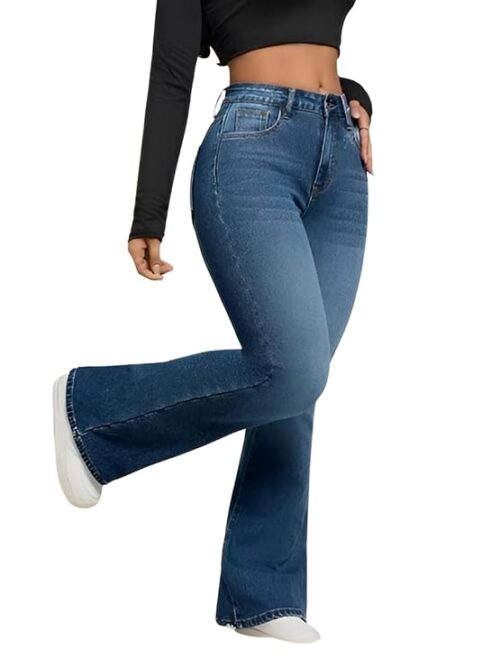 Straight fit denim