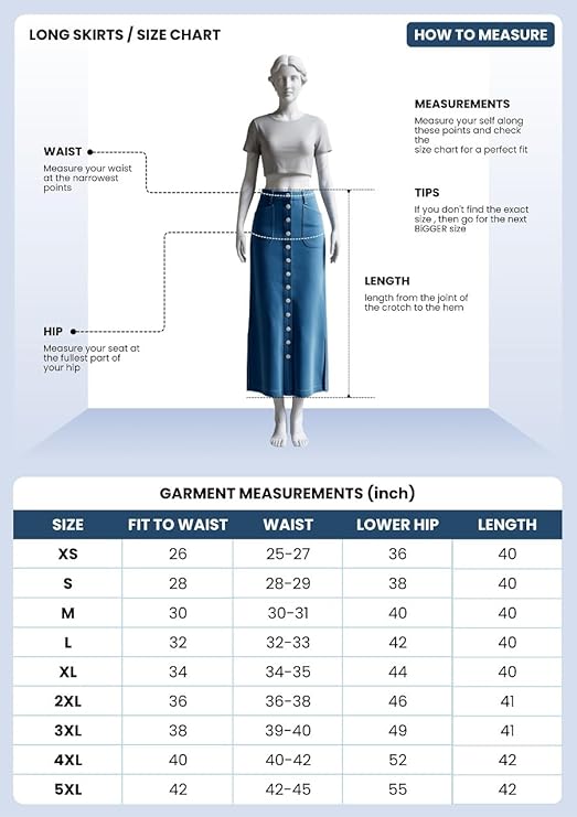 Jeans skirt for women