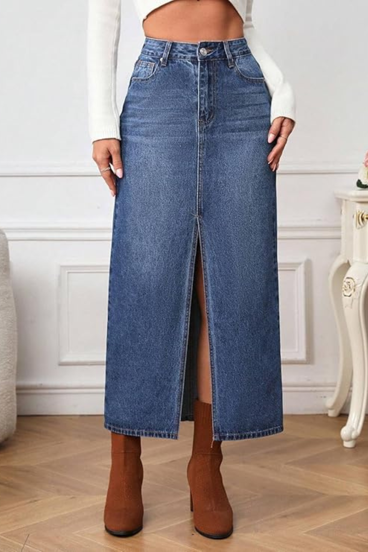 denim skirts for women
