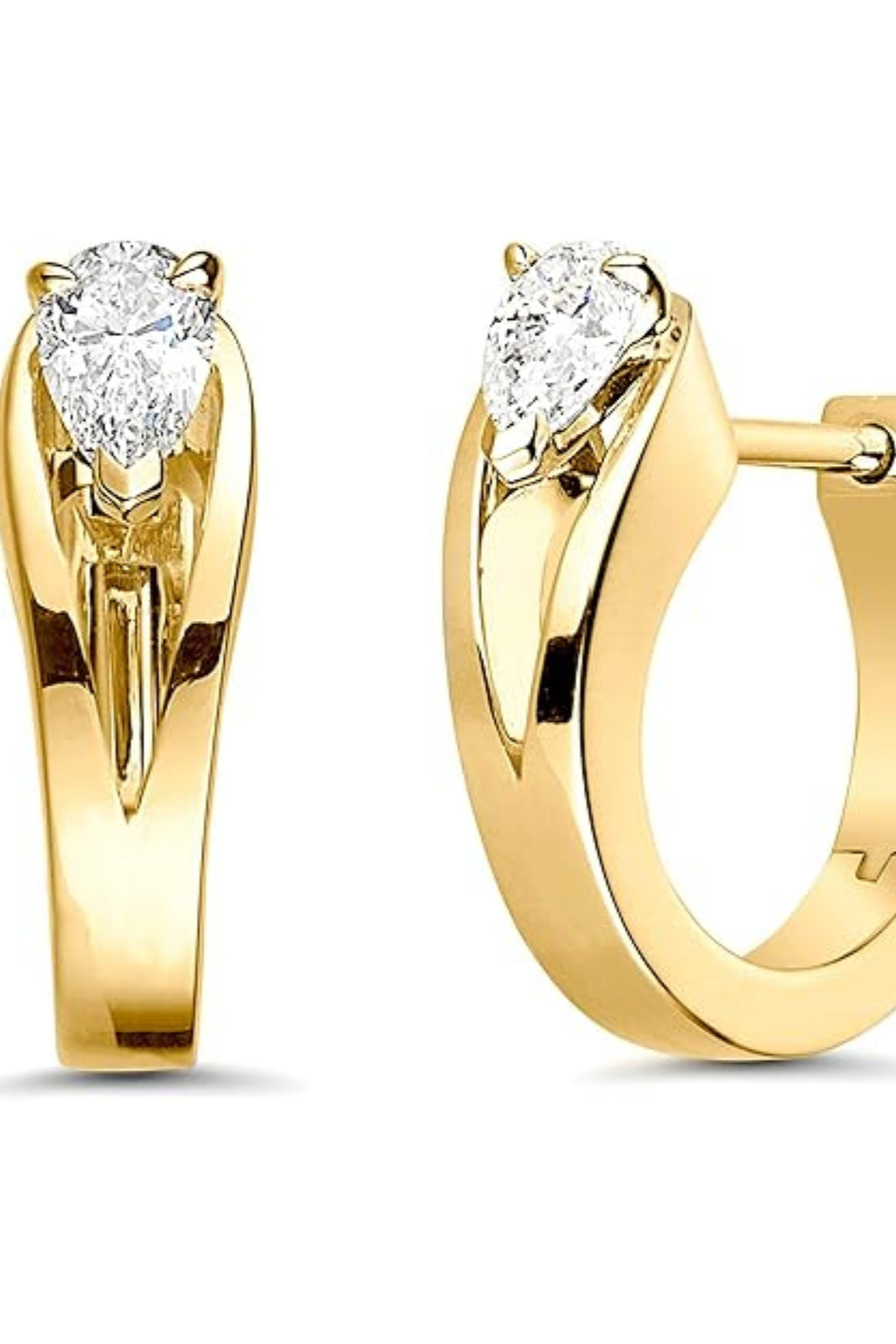 Gold ear stud for ladies